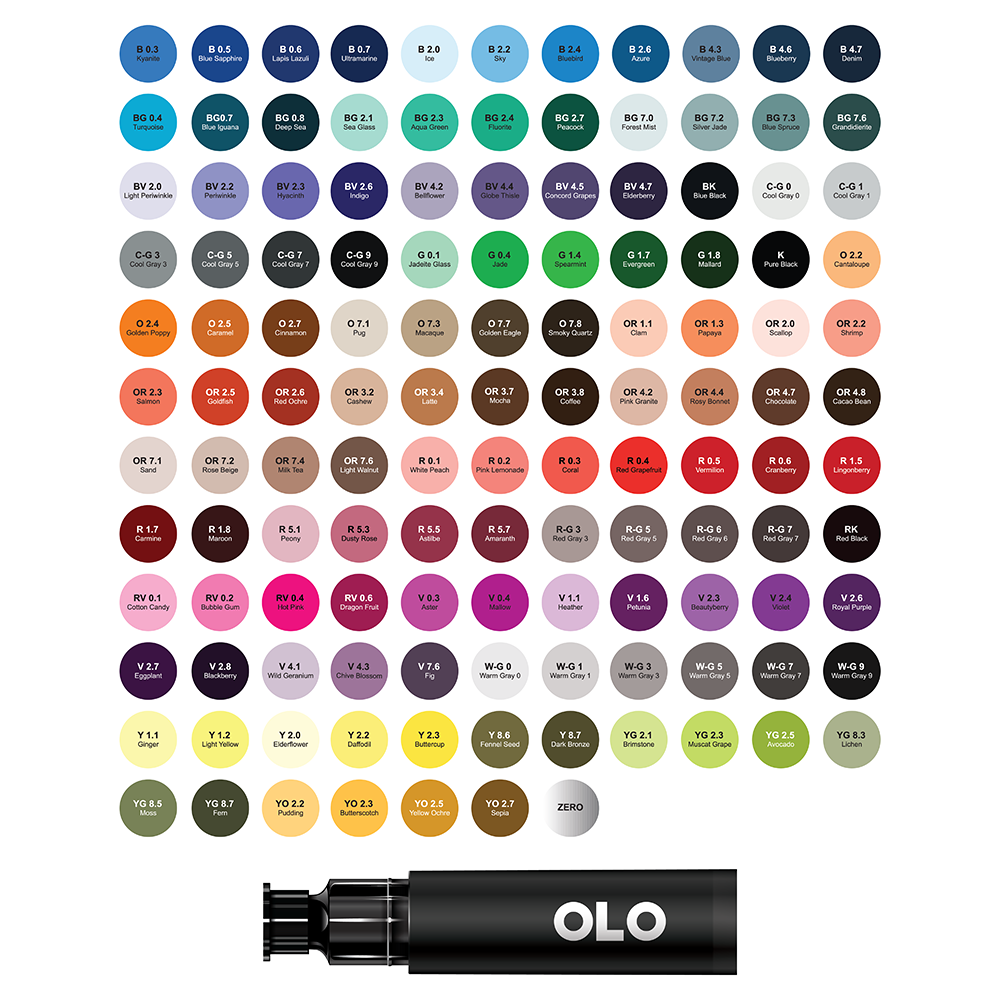 128 Color Collection - Brush Replacement Ink