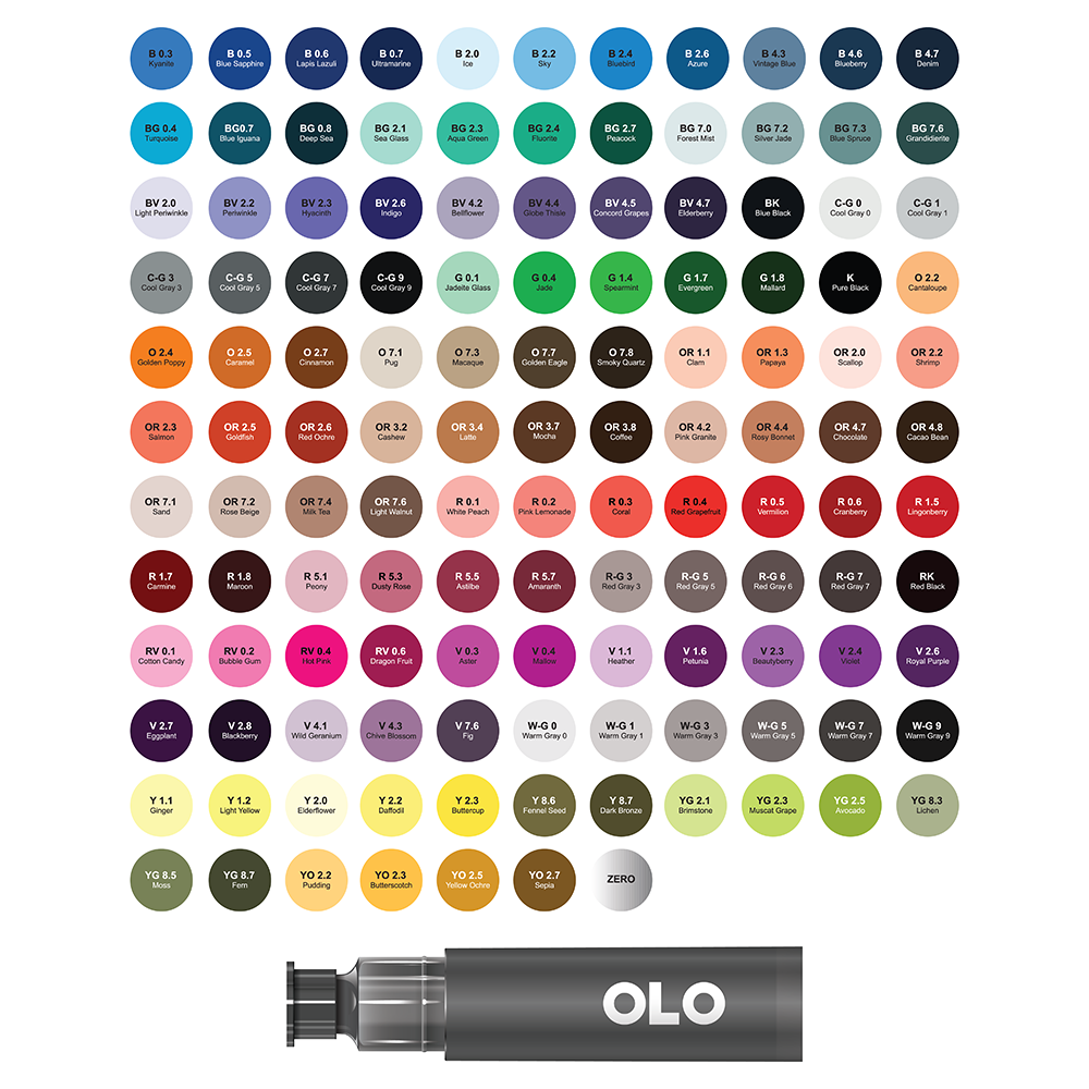 128 Color Collection - Chisel Replacement Ink