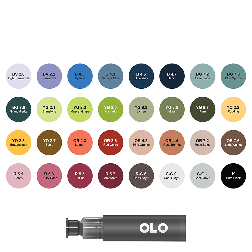 32 Color Collection 3 - Chisel Replacement Ink