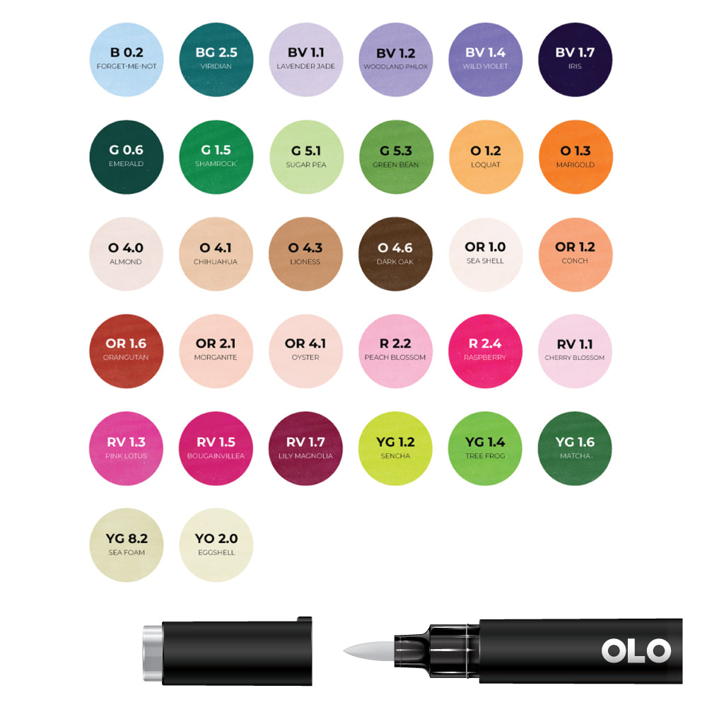32 New Colors OLO Brush