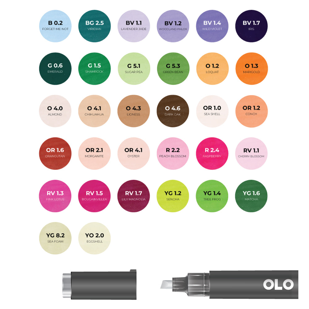 32 New Colors OLO Chisel