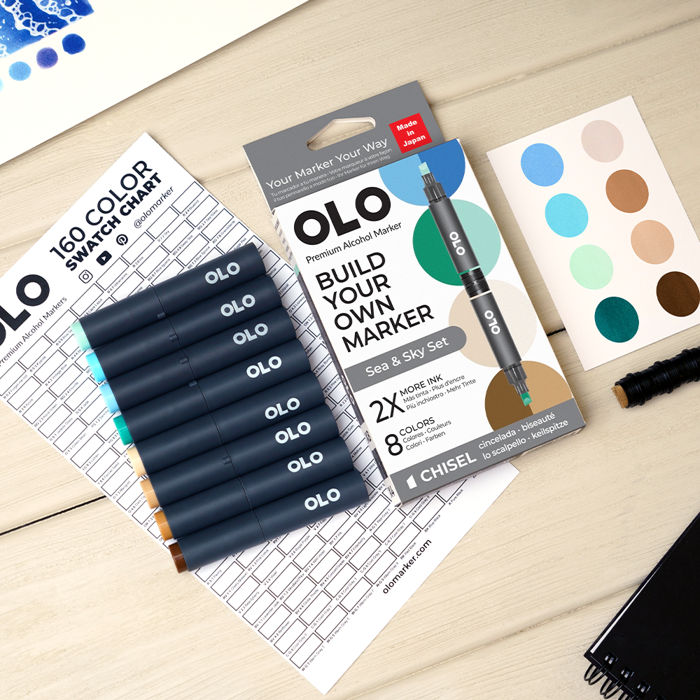 Sea & Sky 8pc Chisel Set