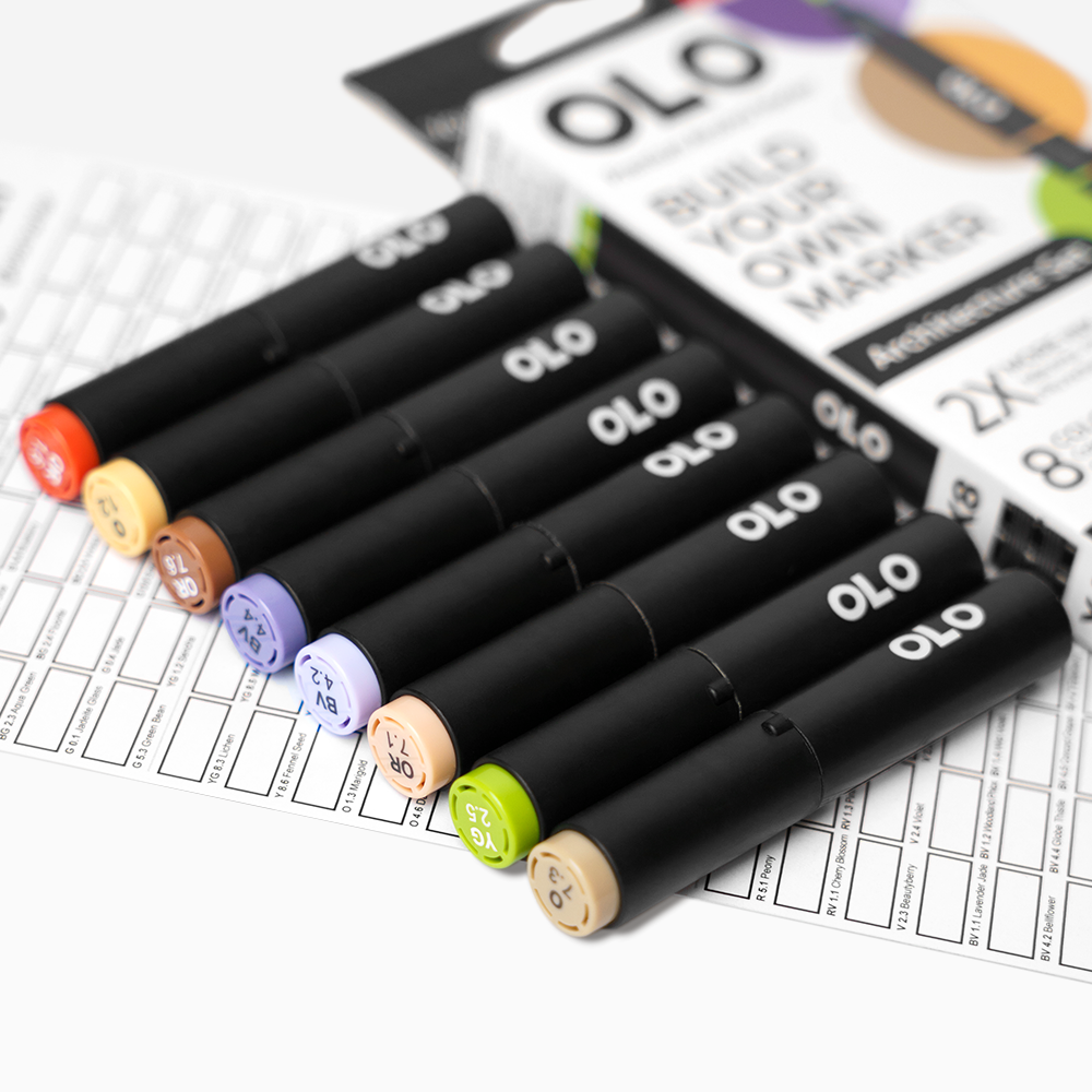 Architecture 8pc Brush Set