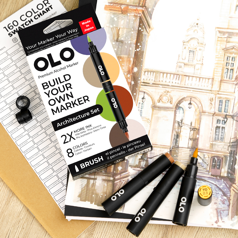 Architecture 8pc Brush Set