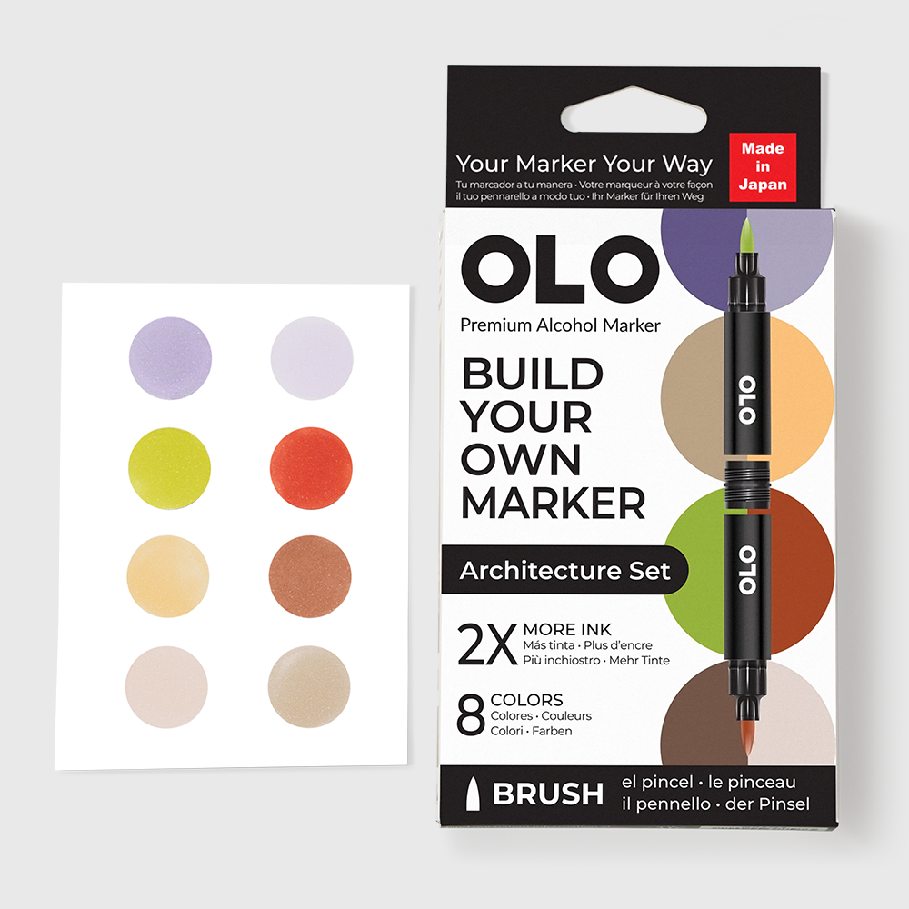 Architecture 8pc Brush Set