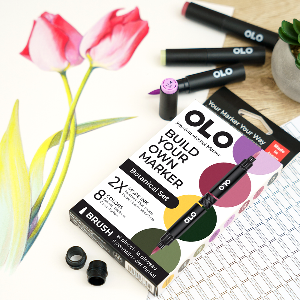 Botanical 8pc Brush Set