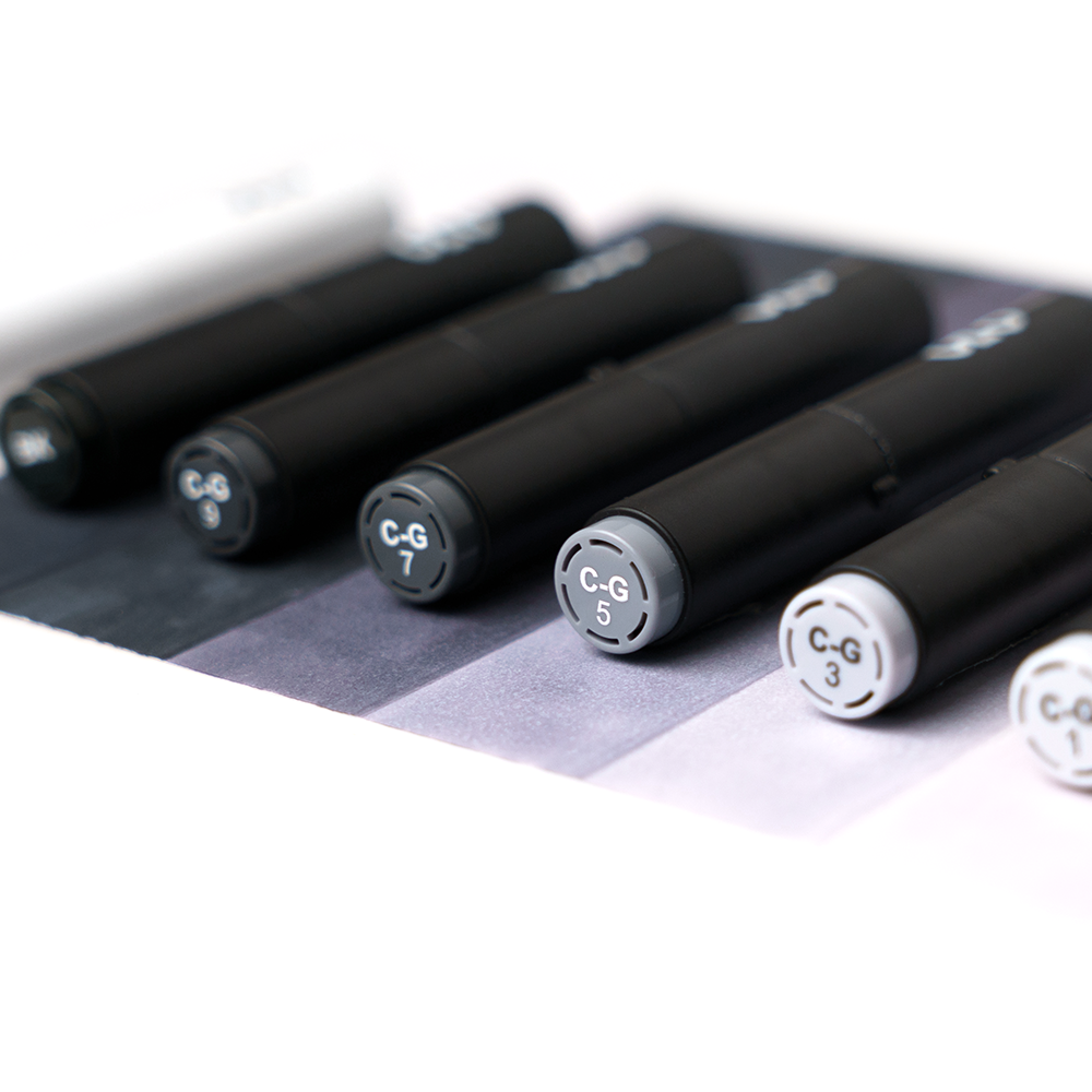 Cool Gray 8pc Brush Set