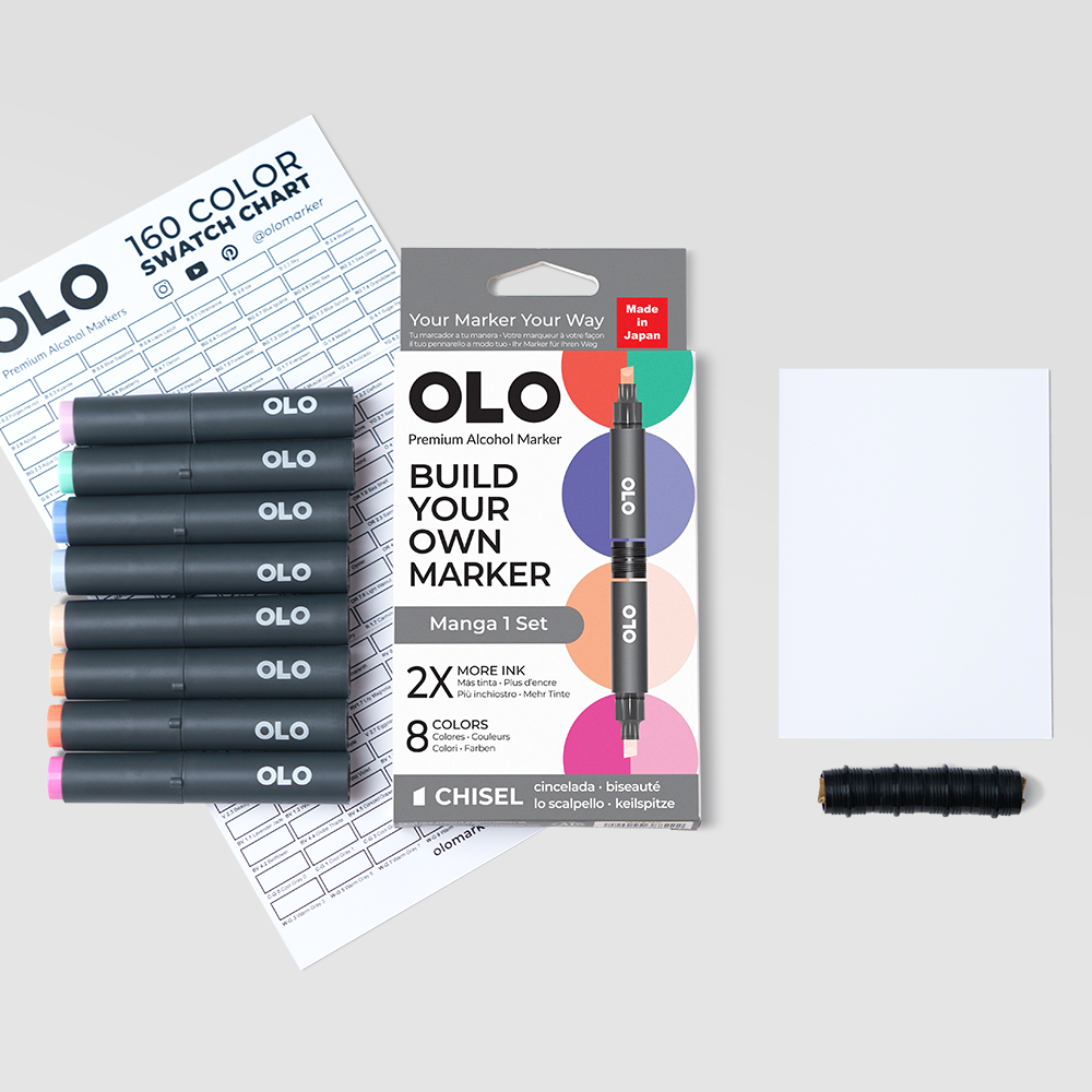 Manga 8pc Chisel Set 1