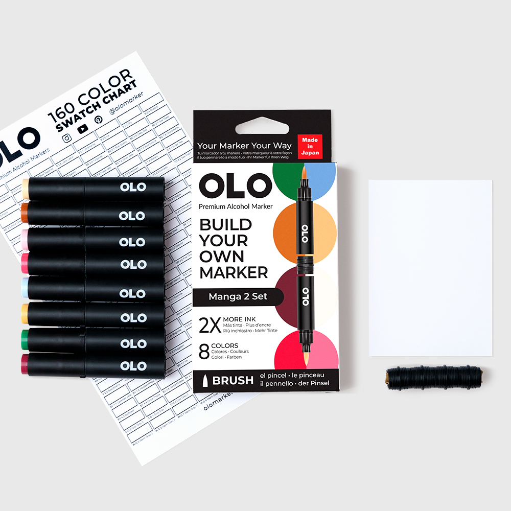 Manga 8pc Brush Set 2