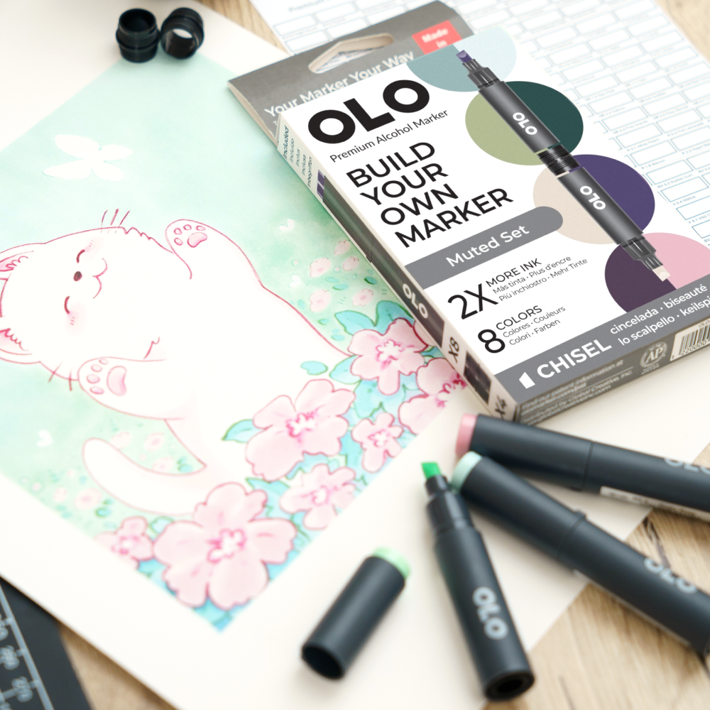 Muted 8pc Chisel Set