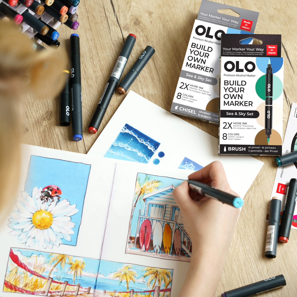 Sea & Sky 8pc Brush Set