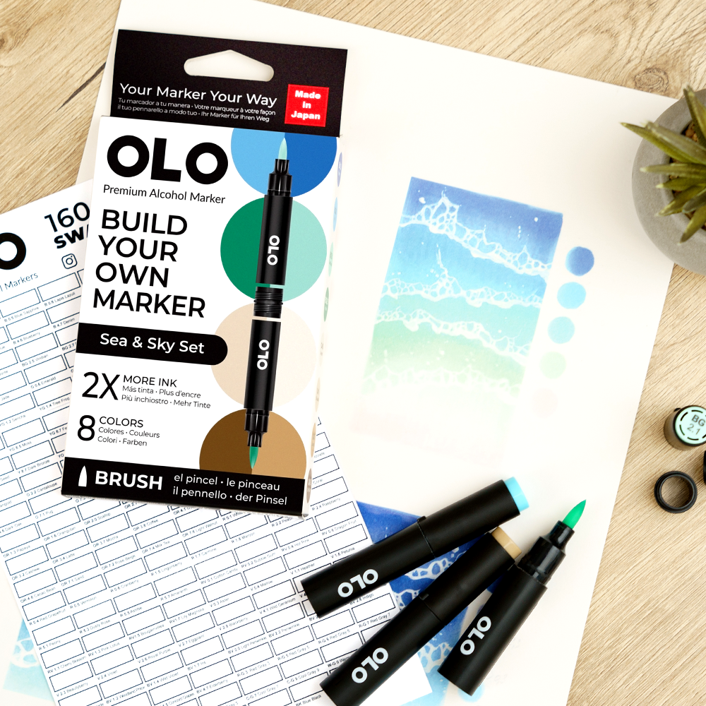 Sea & Sky 8pc Brush Set