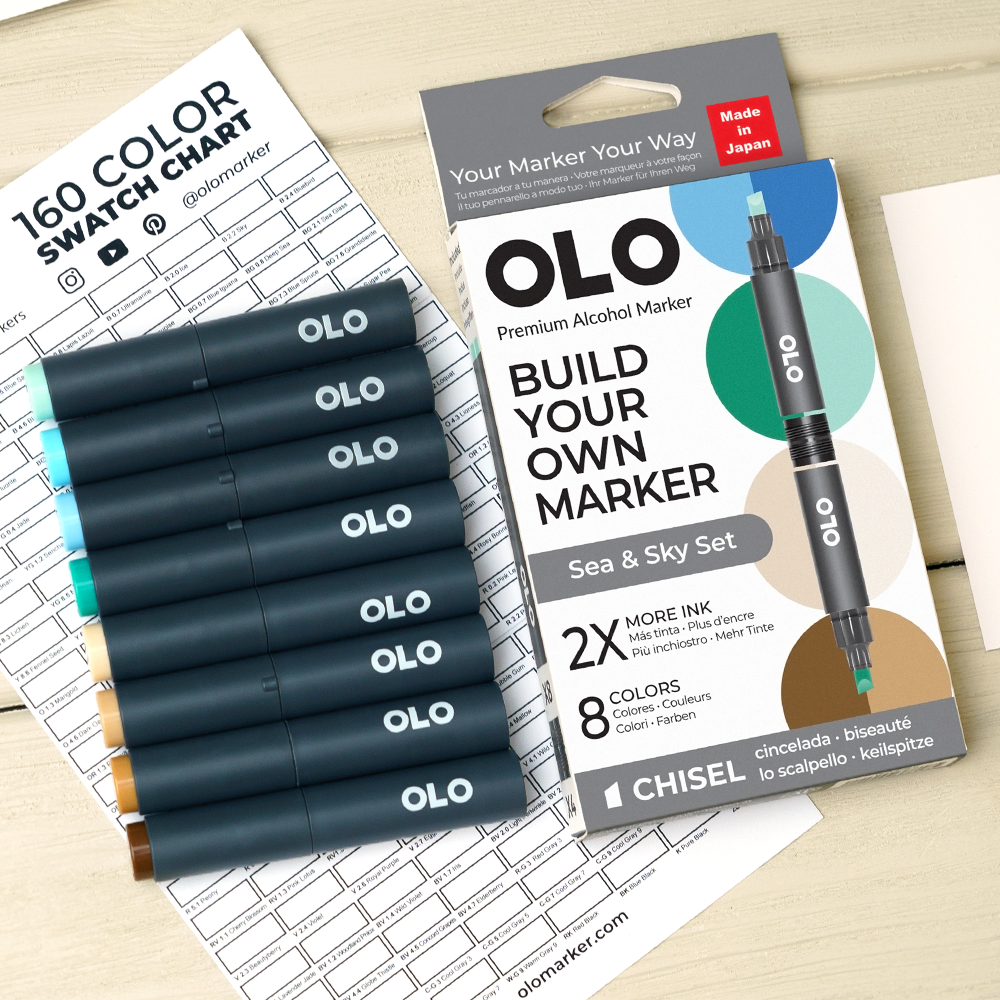 Sea & Sky 8pc Chisel Set