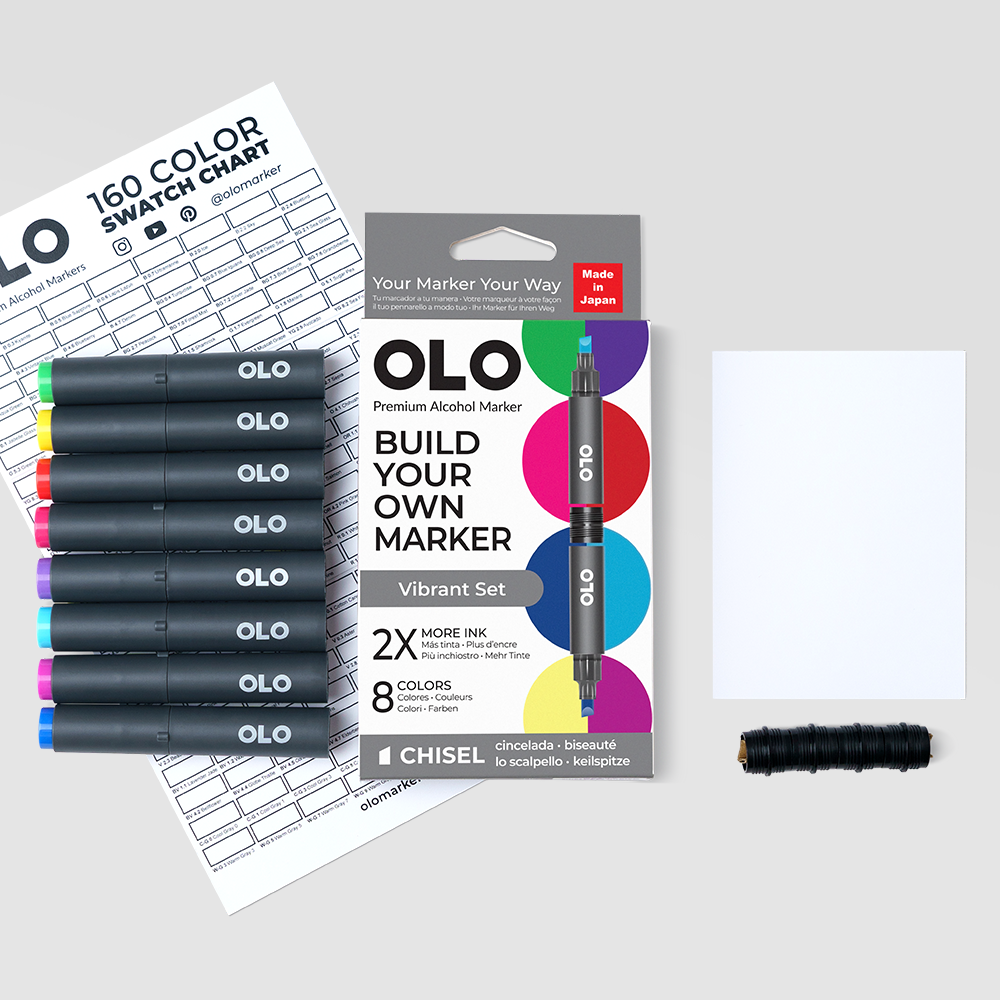 Vibrant 8pc Chisel Set