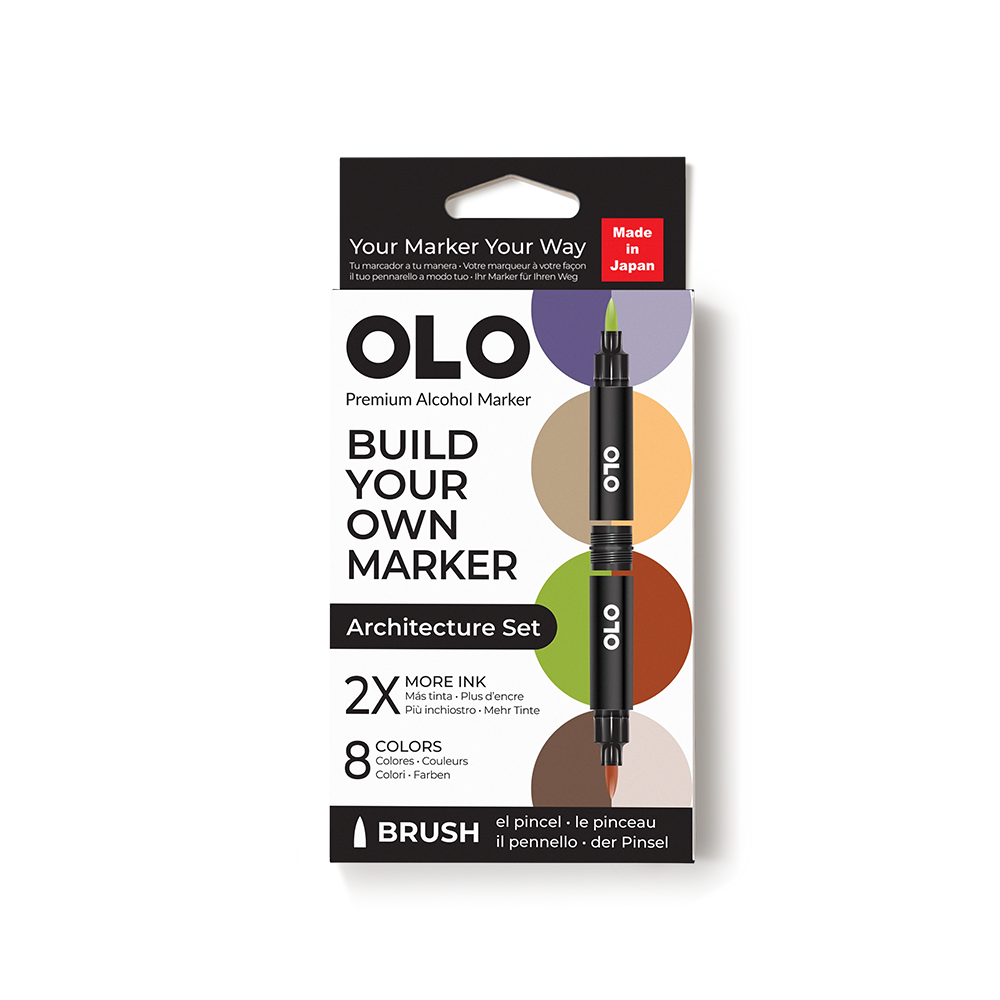 Architecture 8pc Brush Set