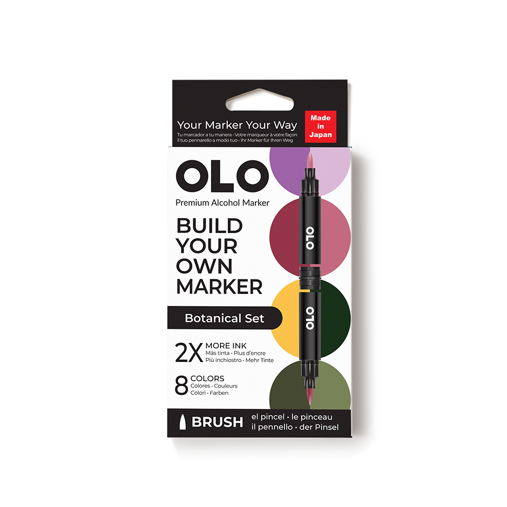 Botanical 8pc Brush Set