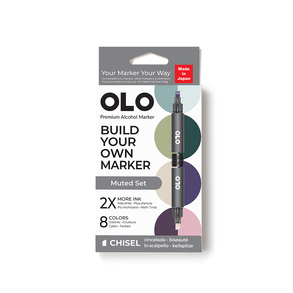 Muted 8pc Chisel Set