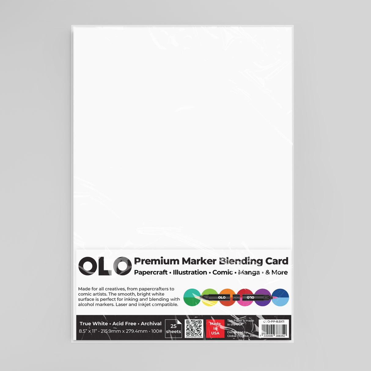 OLO Premium Marker Blending Card – 25 Sheets
