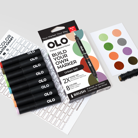OLO 96 New Colors Brush Set