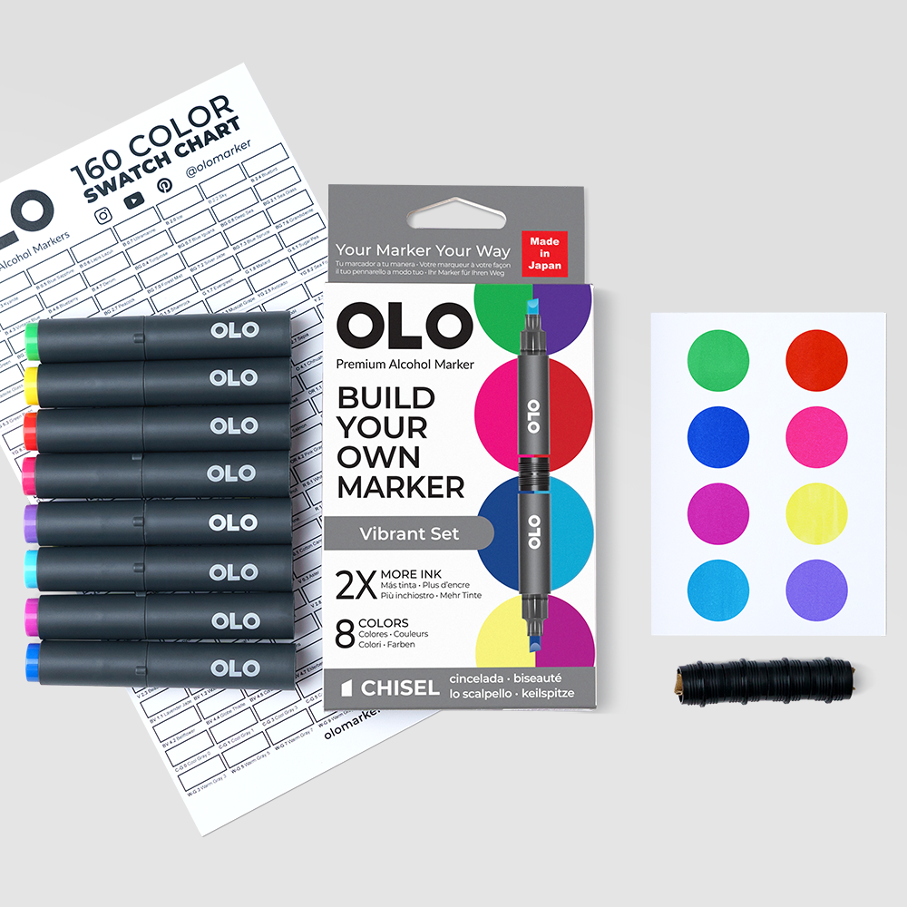 Vibrant 8pc Chisel Set