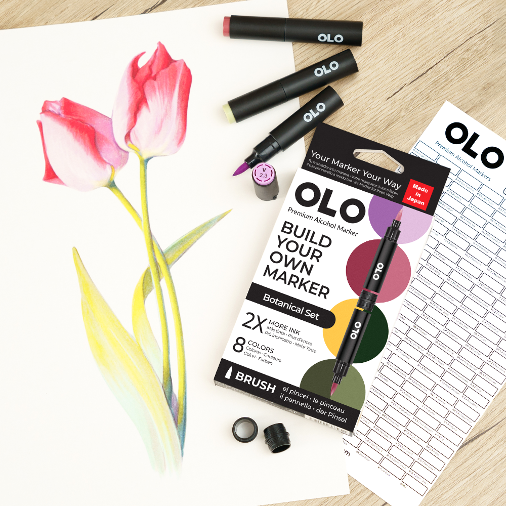 Botanical 8pc Brush Set