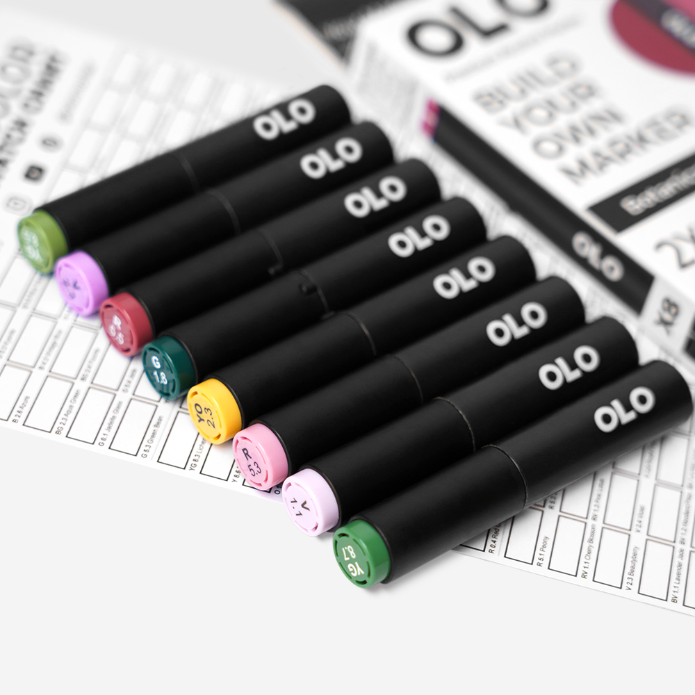 Botanical 8pc Brush Set