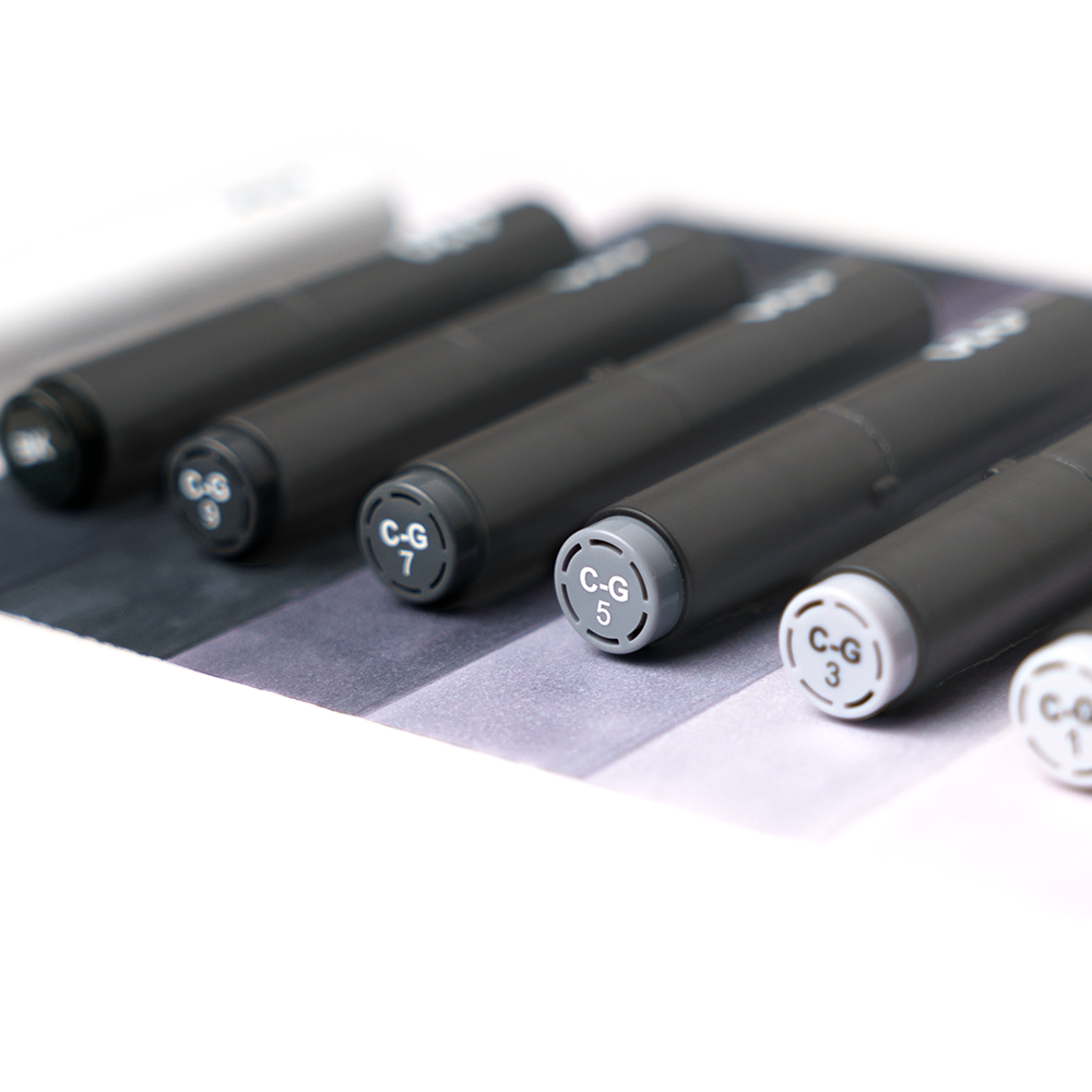 Cool Gray 8pc Chisel Set