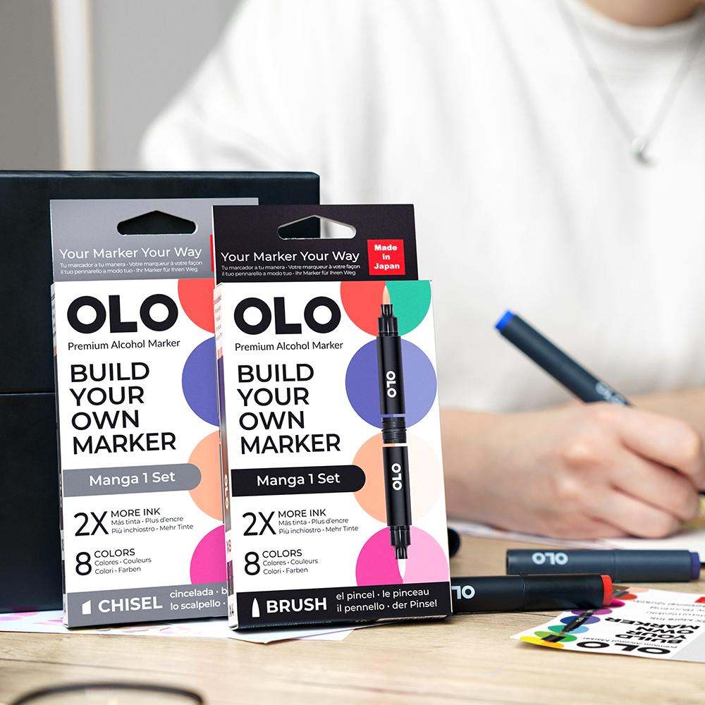 Manga 8pc Brush Set 1