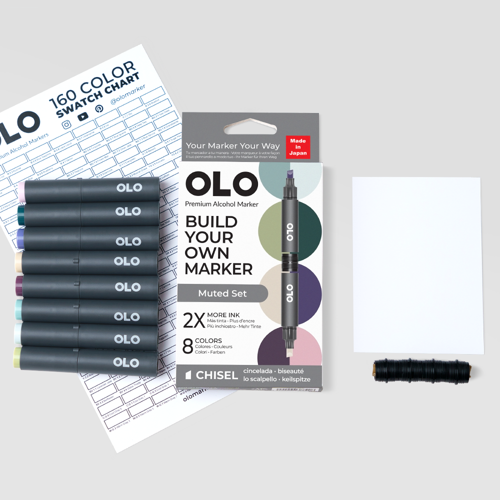 Muted 8pc Chisel Set