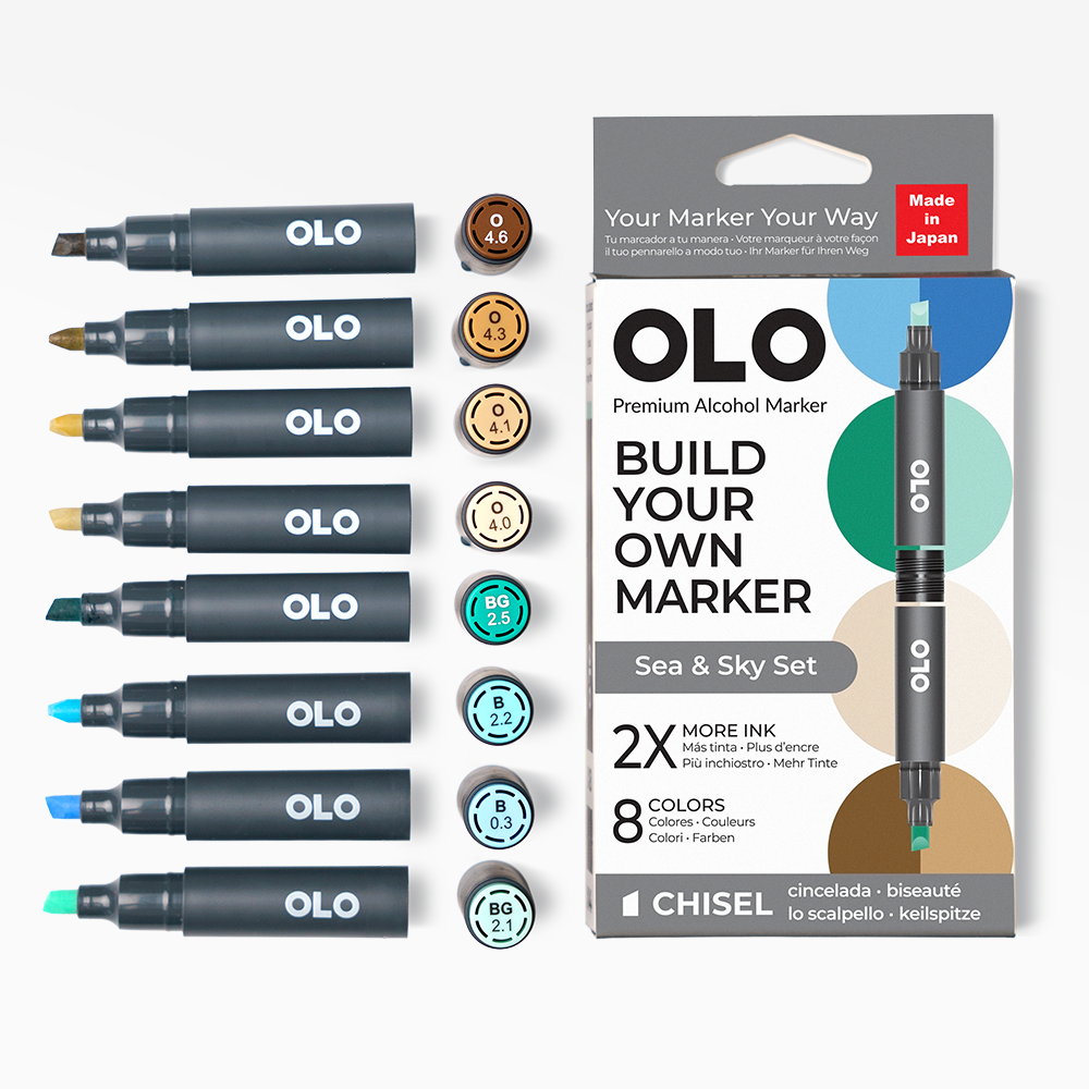 Sea & Sky 8pc Chisel Set