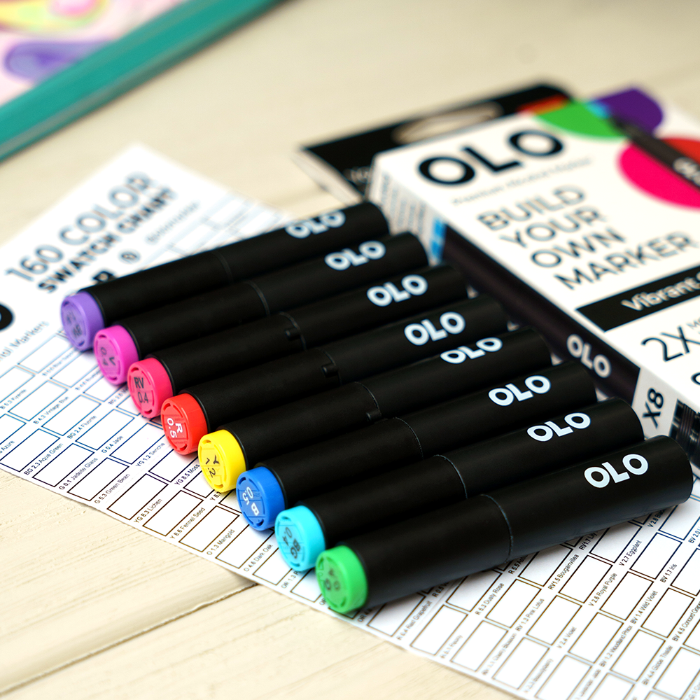 Vibrant 8pc Brush Set