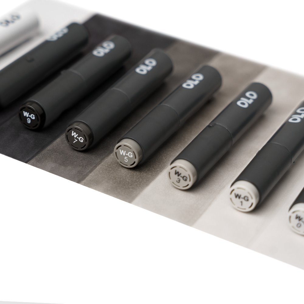 Warm Gray 8pc Chisel Set