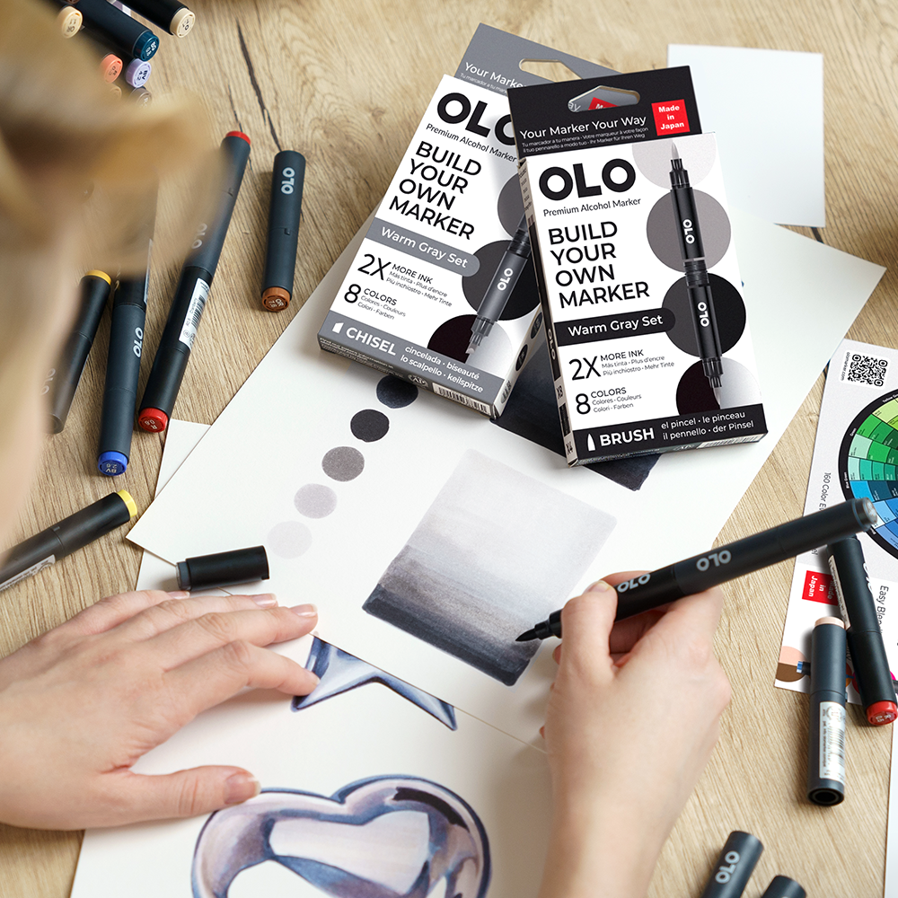 Warm Gray 8pc Brush Set