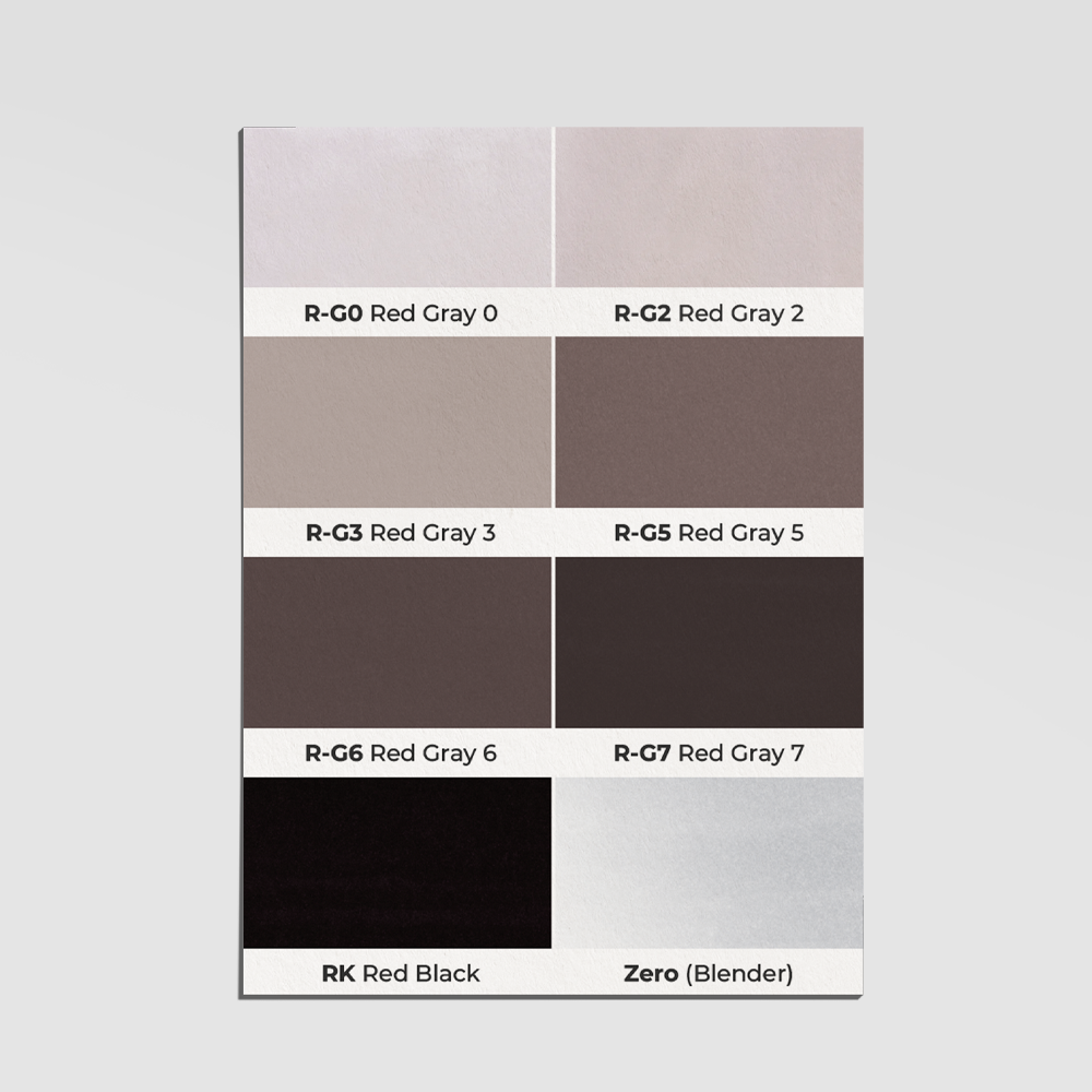 8pc Chisel Red Gray Set – New Colors