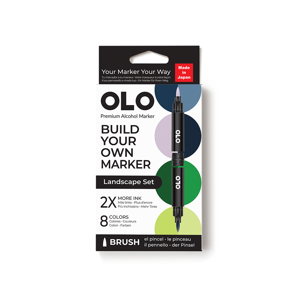 Landscape 8pc Brush Set