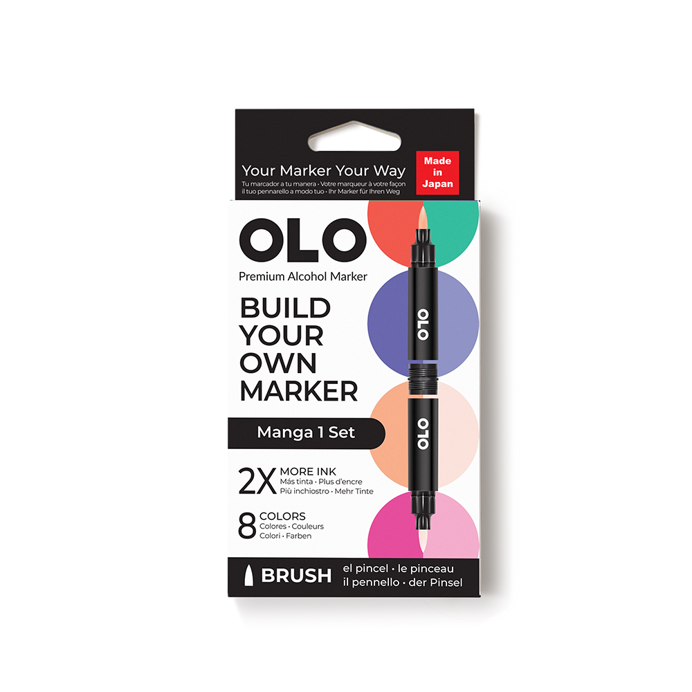 Manga 8pc Brush Set 1