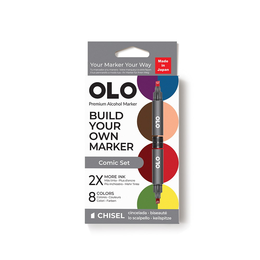 Comic 8pc Chisel Set