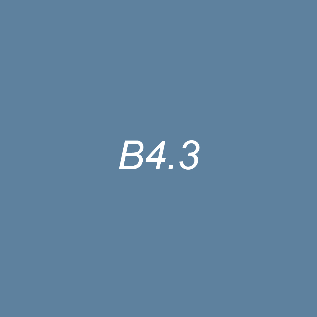 Chisel - B4.3 Vintage Blue