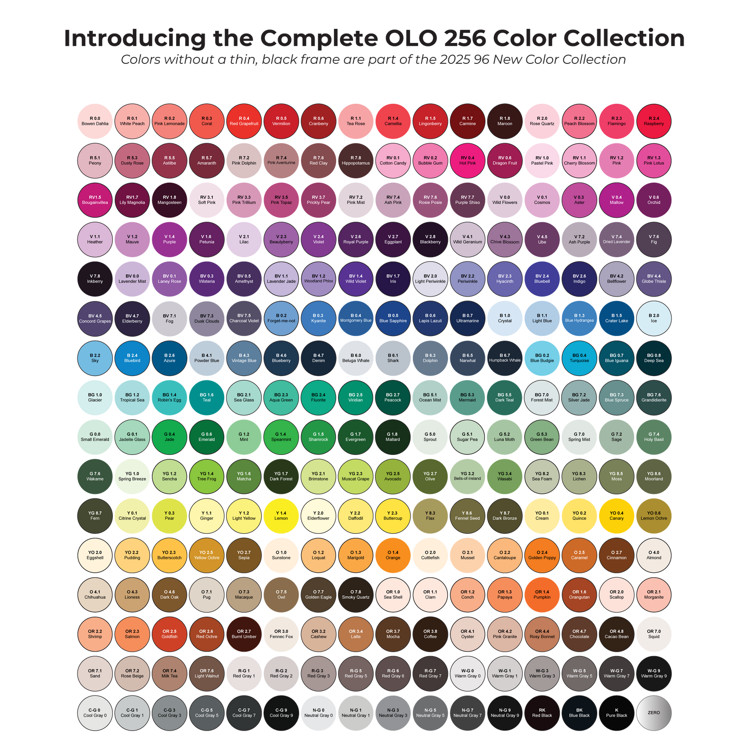 96 New Colors Brush Set Presale