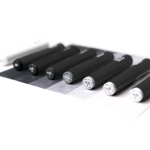 8pc Brush Neutral Gray Set – New Colors