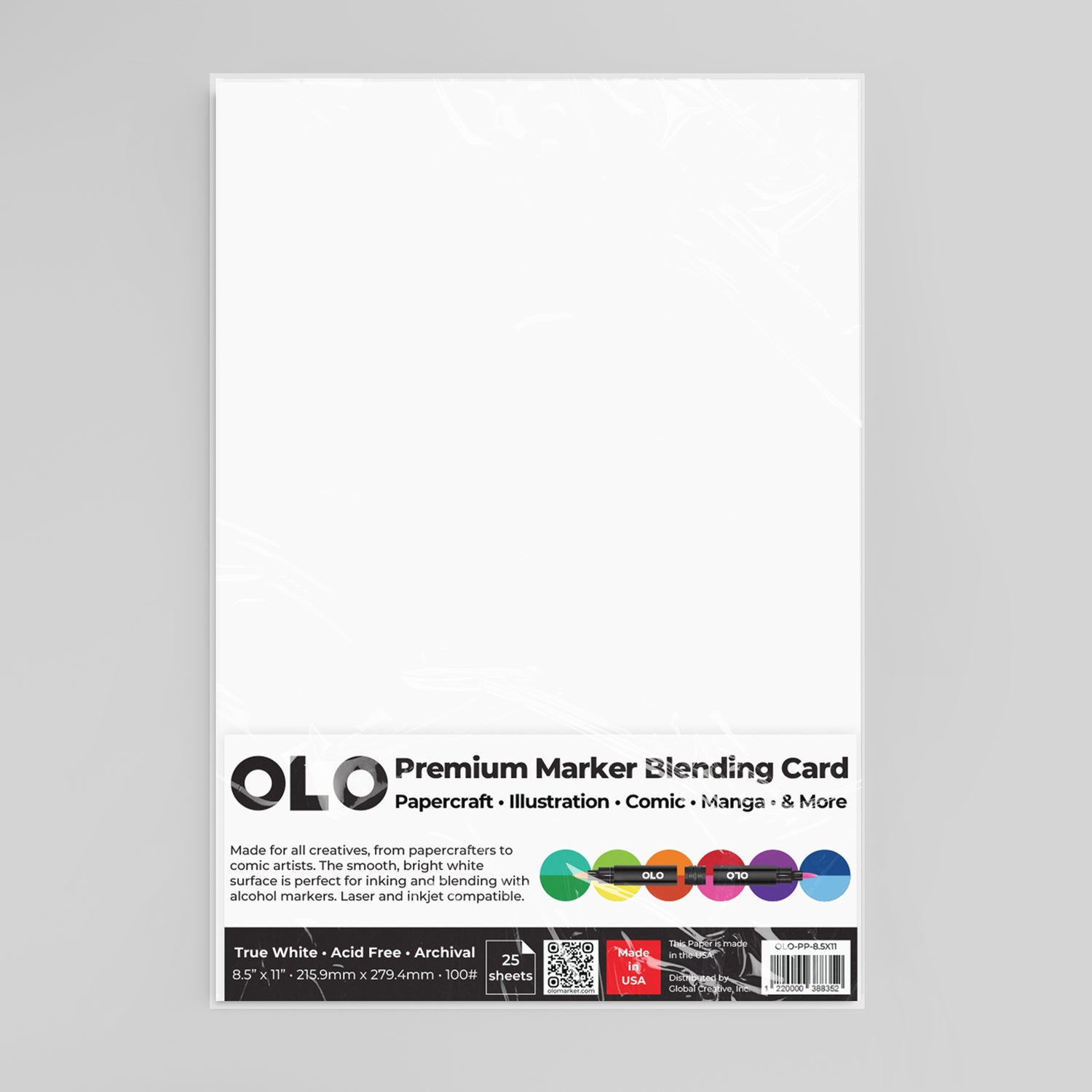OLO Premium Marker Blending Card – 25 Sheets