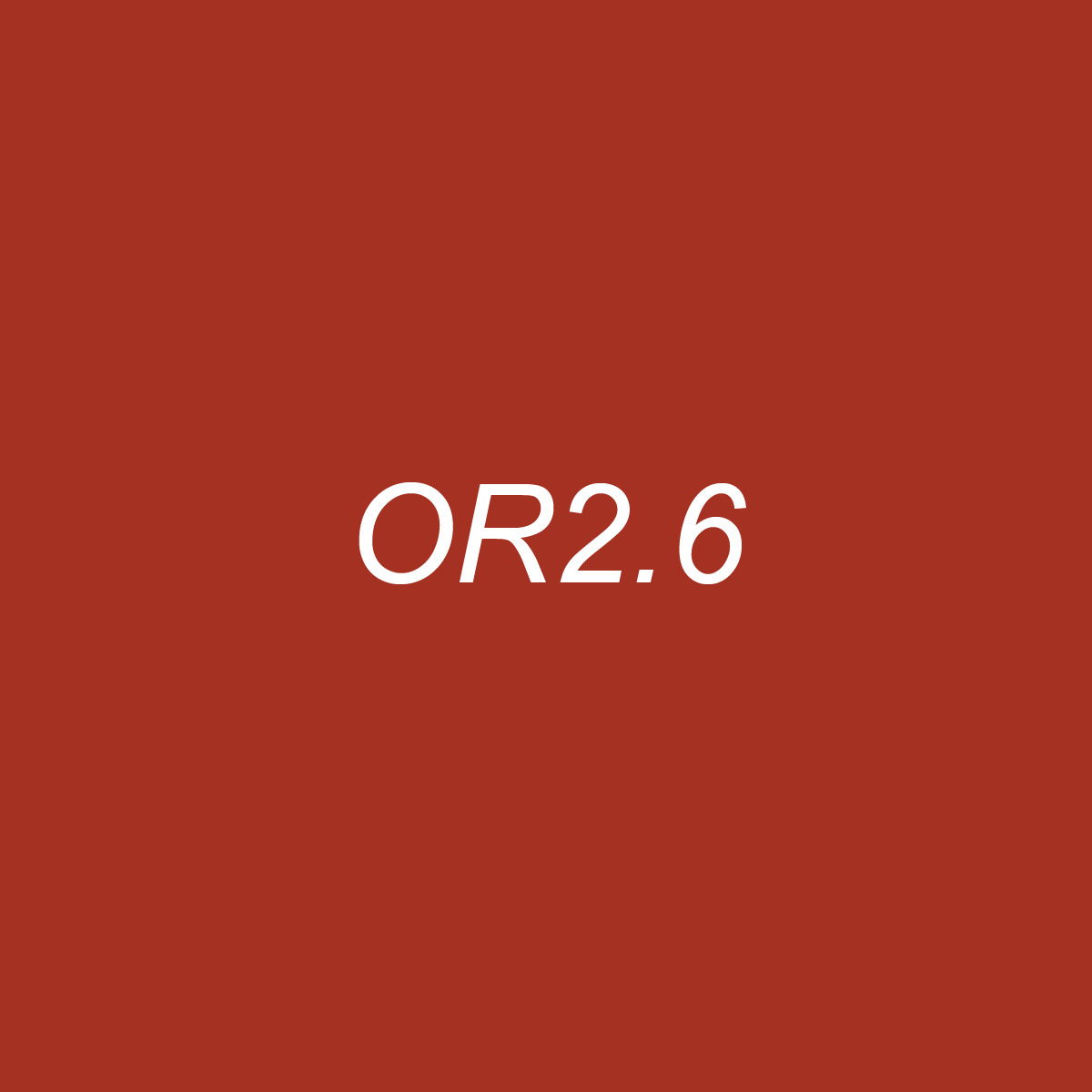 Chisel - OR2.6 Red Ochre