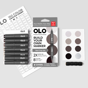 8pc Chisel Red Gray Set – New Colors