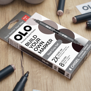 8pc Chisel Red Gray Set – New Colors